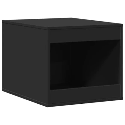 Afbeelding van Kattenbakkast 47x59x42 cm bewerkt hout zwart