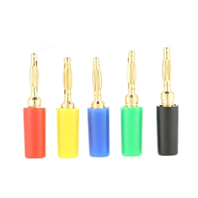 Afbeelding van 20 Stuks Banaanstekker, Gemengd, 2 Mm Gekleurde Banaanstekker Kleur Luidsprekeraansluiting Binding Post Jack aansluiting Testsondes Connector, Paneelgemonteerde Bananenstekker