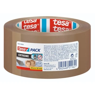 Afbeelding van tesa EXTREME 58645 00000 00 Pakband tesapack Bruin (l x b) 50 m mm 1 stuk(s)