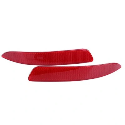 Afbeelding van Delaman Bumper Reflector Links &amp; Rechts Achterbumper Compatibel met BMW E70 X5 2007 2013 63217158949 63217158950