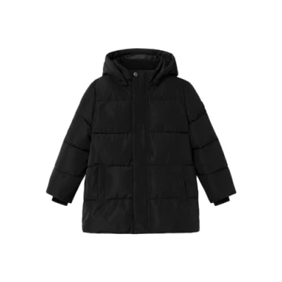 Afbeelding van Name it Wattierte Winterjas voor kinderen, Maat: 152, Black