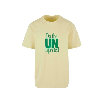 Afbeelding van Upscale by Mister Tee DO THE Unexpected Tshirt print, Heren, Maat: XXL, Softyellow
