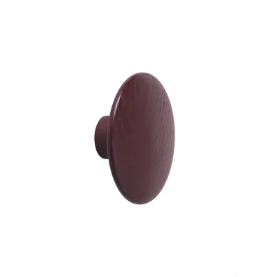 Afbeelding van Muuto Dots wandhaak bordeaux groot