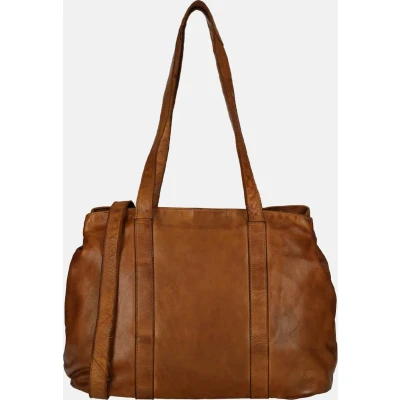 Afbeelding van Bear Design Bente Leren Handtas / Shopper Cognac