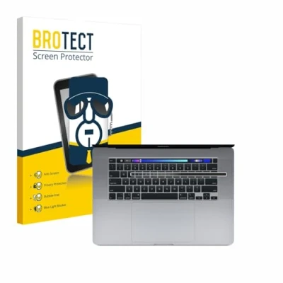 Afbeelding van BROTECT privacy screenprotector voor Apple MacBook Pro 16&quot; 2019 (ALLEEN Touch Bar) Folie Beschermfolie Blauwlichtfilter