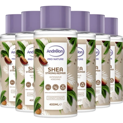 Afbeelding van 6x Andrelon Conditioner Shea Strong Repair 400 ml