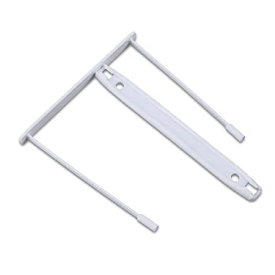 Afbeelding van OFFICE PRODUCTS clip Archivbinders Archivclip / 50 stuks per verpakking/kleur: wit/E 8cm gaten/100% gerecycled plastic/documentbinder dossierdull/onbreekbaar