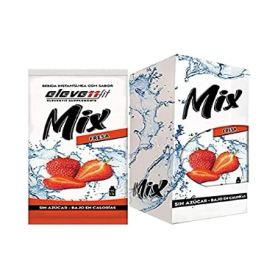Afbeelding van Eleven Fit Box 12 stuks mix aardbeiensmaak suikervrij 100 g