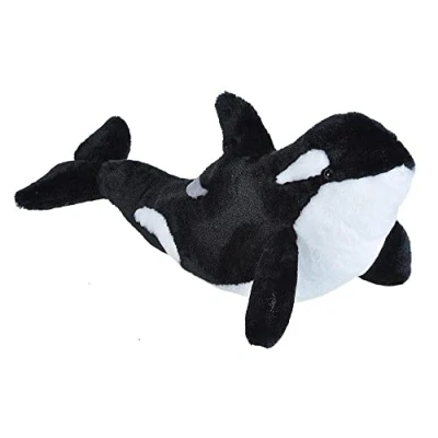 Afbeelding van Pluche dieren knuffels Orka van 30 cm Knuffeldieren speelgoed