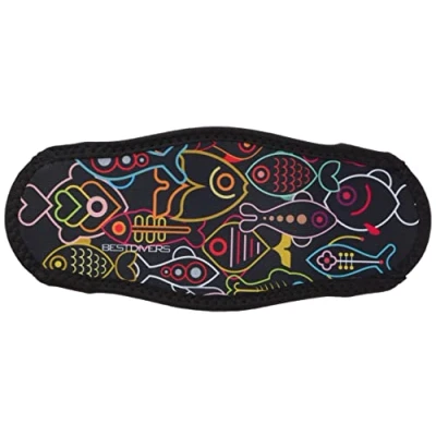 Afbeelding van Best Divers IN/Fish Neopreen Maskerband, Dubbel gevoerd, Vis