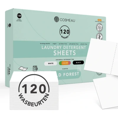 Afbeelding van Cosmeau Wasstrips Wild Forest 120 wasbeurten