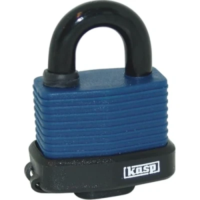 Afbeelding van Kasp K13545D Hangslot 63 mm Verschillend sluitend Blauw Sleutelslot
