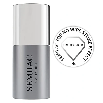 Afbeelding van Semilac top NO WIPE Stone Effect Nagellak: coat, Maat: 7 ml,