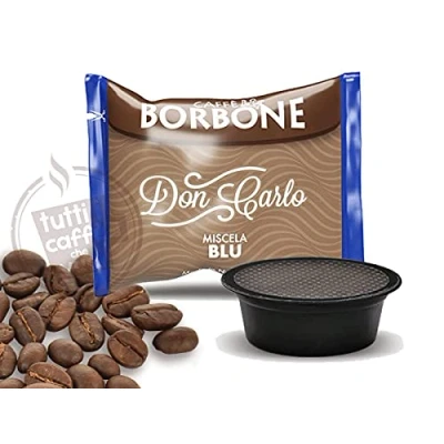 Afbeelding van CAFFÈ BORBONE DON CARLO MISCELA BLU Box 50 A MODO MIO COMPATIBELE CAPSULES 7.2g