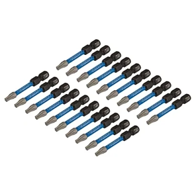Afbeelding van Draper 05698 TX Star Impact schroevendraaier bits, T20 x 50mm (Pack van 20)