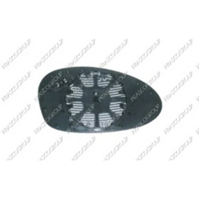 Afbeelding van PRASCO BM1207534 Spiegelglas Links BMW: 1 Hatchback (E87) 123 d, 116 i, 118i 2.0, 120 130 118 d 2004 2011
