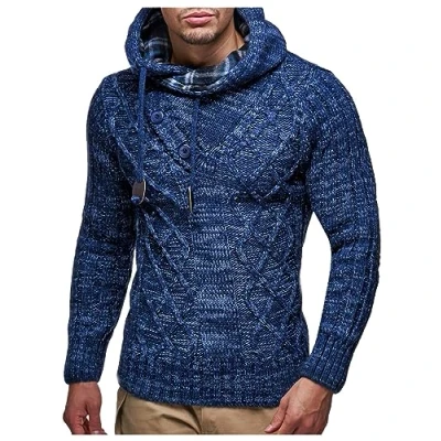 Afbeelding van Leif Nelson Hoodie, Heren, Maat: XXL, Dunkel blau