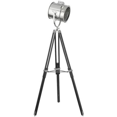 Afbeelding van Searchlight ADJUSTABLE STAGE LAMPS Vloerlamp 1 lichts Chroom/ Zwart