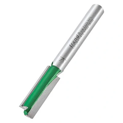Afbeelding van Trend CraftPro Rechte frees met twee fluiten, 1/4 inch schacht, 8 mm snijdiameter en 25 snijlengte, wolfraamcarbide getipt, C012AX1/4TC