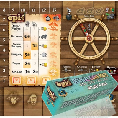 Afbeelding van Tiny Epic Pirates: Player Mat Set
