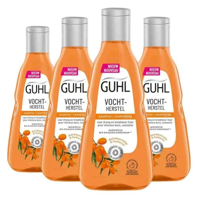 Afbeelding van 4x Guhl Vochtherstel Shampoo 250 ml