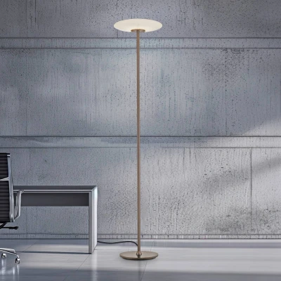 Afbeelding van Paul Neuhaus Design vloerlamp Pure Vitrum bruin 481 34