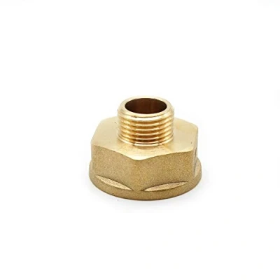 Afbeelding van DOJA Barcelona M F verloopmof 1/2 naar 3/4 adapter 4 buisreducties messing Aansluiting voor Douchekraan, Doucheslang, Douchekop met Slang, Wasmachineafvoer, Tuinkraan