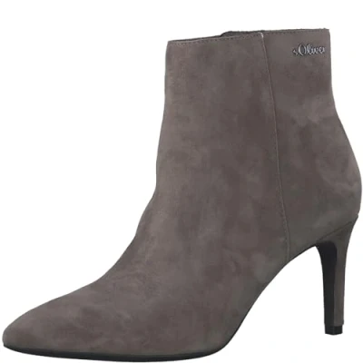Afbeelding van s.Oliver Dames Boot Heel 5 25316 43 laarsjes, taupe, 37 EU, EU