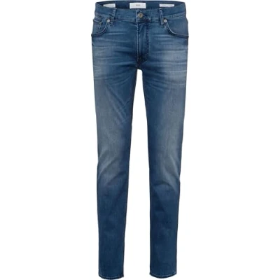 Afbeelding van Brax Chuck Denim Jeans Used Blue maat W 34 L 36 met Modern fit Pasvorm Stretch Suitable Herenkleding