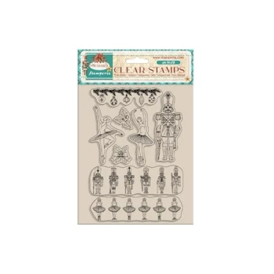 Afbeelding van Stamperia The Nutcracker Clear Stamps Ballet and Soldiers (WTK199)