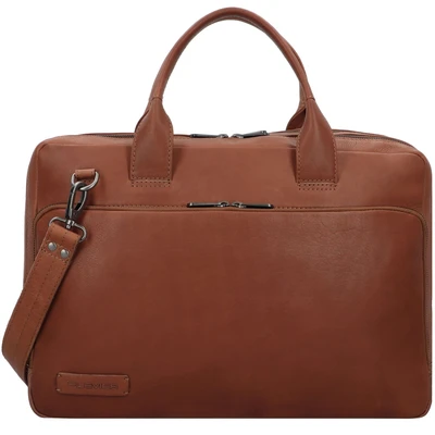 Afbeelding van Plevier Petronas Laptoptas 15.6 Inch Cognac