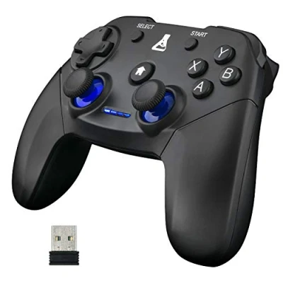 Afbeelding van THE G LAB K Pad THORIUM Wireless PC &amp; PS3 Gaming Controller met geïntegreerde trillingen, GamePad Connected Game Windows XP 7 8 10, PS3, Android