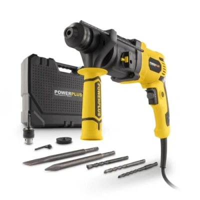 Afbeelding van Powerplus POWX1170 Boorhamer 750W 3J SDS Plus Variabele snelheid Incl. opbergkoffer en 7 accessoires
