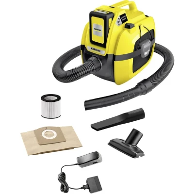 Afbeelding van Kärcher WD 1 Compact Battery Set Nat en Droogzuiger 18 V Accu / 2,5 Ah lader inbegrepen 7 liter Patroonfilter