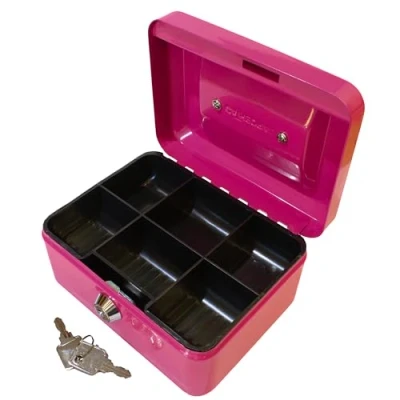 Afbeelding van Geldcassette 15,24 cm roze