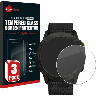 Afbeelding van Savvies Tempered Glass Screen Protector voor Garmin Enduro (3 Stuks) 9H Gehard Glas Scherm Beschermer