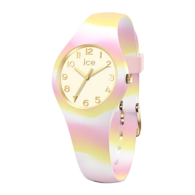 Afbeelding van ICE Watch tie and dye Crystal rose 022596 Horloge Siliconen Multi Ø 28 mm