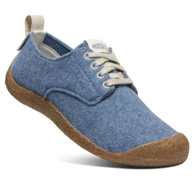 Afbeelding van KEEN Mosey Derby Sneaker voor dames, Blauwe Vilt Berk, 38.5 EU