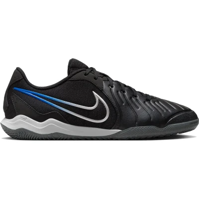 Afbeelding van Nike Performance Legend 10 Academy IC Zaalvoetbalschoenen, Heren, Maat: 42, Black/chrome/hyper royal Kunststof/ textiel