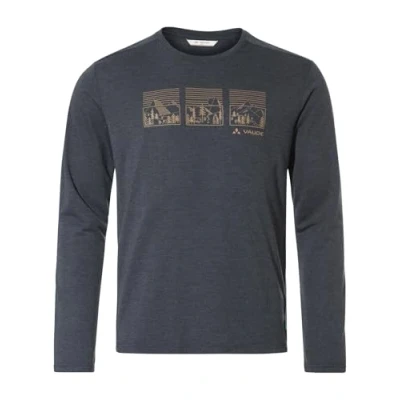 Afbeelding van Vaude Rosemoor Longsleeve, Heren, Maat: Small, Black oat