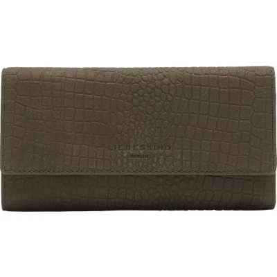 Afbeelding van LIEBESKIND BERLIN Leren Portemonnee Petit Suede Talia Wallet Dark Dijon Geel