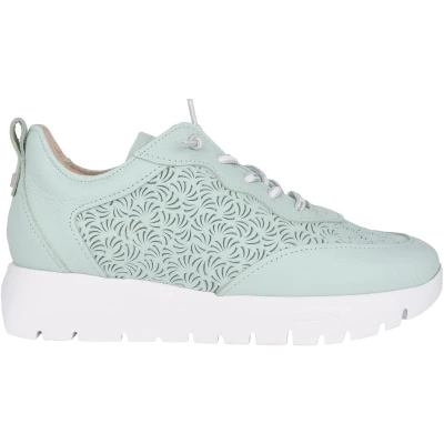 Afbeelding van Wonders Cairo dames sneaker groen maat 35 (EU) 2 (UK)