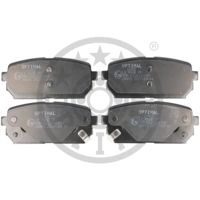 Afbeelding van OPTIMAL BP 12482 Remblokkenset Achteras Met akoestische slijtagewaarschuwing KIA: Carens III (UN) 2.0 CRDi 135, 1.6 110, CVVT, 128