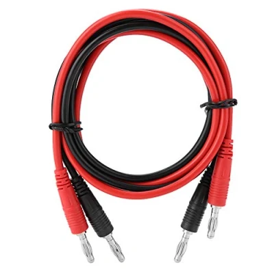 Afbeelding van Meetsnoeren, P1041 2 stuks 4 mm banaanstekker naar Testkabel Multimeter Testkabels 103 cm