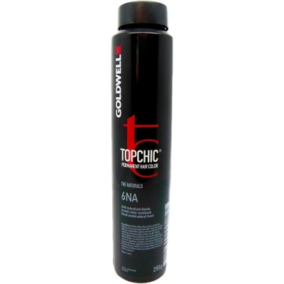 Afbeelding van Goldwell Topchic Hair Color bus 250 ml 6NA As Donkerblond