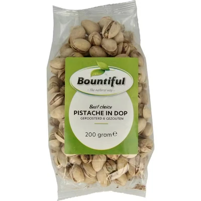 Afbeelding van Bountiful Pistache in dop geroosterd en gezouten 200 g
