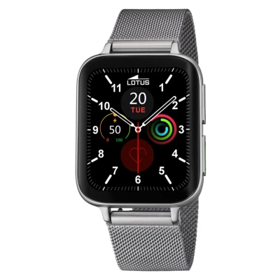 Afbeelding van Lotus Smartwatch, Heren, Maat: One Size, Grey