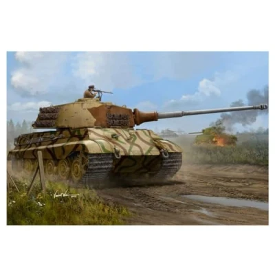 Afbeelding van Hobby Boss 084533 1/35 auto&#039;s. VI Sd.Automotive 181, Tiger II Henschel Toren plastic modelbouwset, modelspoorbaanaccessoires, hobby, modelbouw, meerkleurig