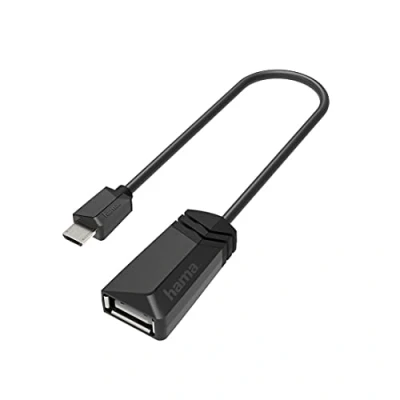 Afbeelding van Hama Usb Otg Adapter Micro Stekker Aansluiting 2.0 480 Mbit/S