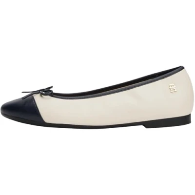 Afbeelding van Tommy Hilfiger Ballerina&#039;s, Dames, Maat: 39, Newsprint Leer